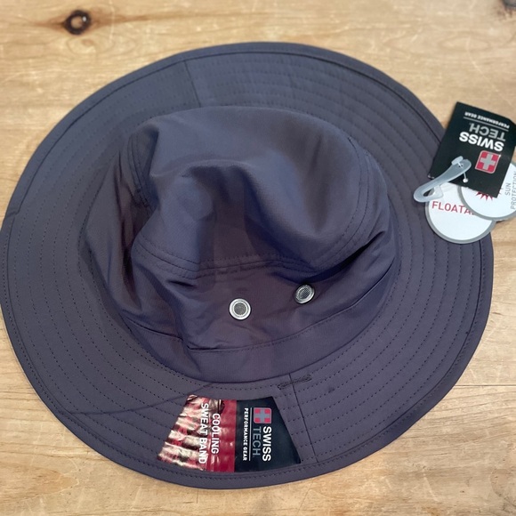NWT Swiss Tech Performance Gear Hat floatable venting campcore outdoor S/M - Picture 4 of 5